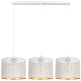 Csillár zsinóron ALDO 3xE27/60W/230V fehér