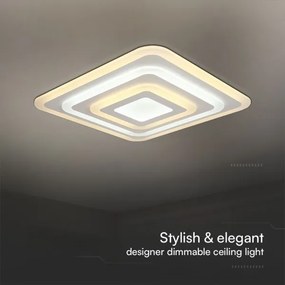 LED Dimmelhető mennyezeti lámpa LED/77W/230V 3000-6500K + távirányító