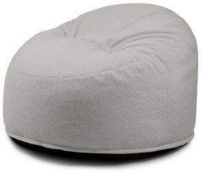 Világosszürke buklé gyerek babzsákfotel Om 85 – SLOWDOWN