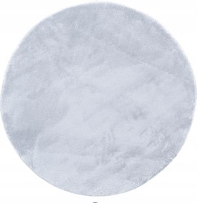 Modern Szőnyeg Puha Kerek Szürke 80x80