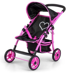 Játék sport babakocsi babáknak Milly Mally Natalie Prestige Black