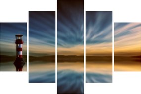 Világítótorony a tengeren (150x105 cm)