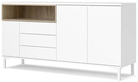 Fehér komód 176x90x49 cm Roomers – Tvilum
