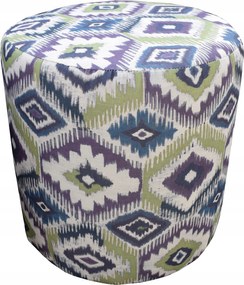 Pufa, Kerek Puff, Tipi, Etno, Boho Ülőke 40 cm