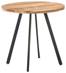 Tömör akácfa étkezőasztal 80 cm