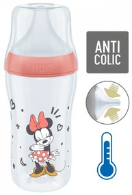 Baba cumisüveg NUK Perfect Match MICKEY Temperature Control 260 ml red