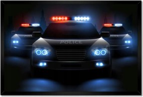 Poszterek keretben 60x40 Rendőrautók