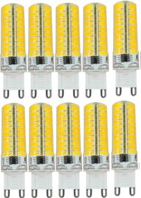 Led izzó G9 7W=55W meleg fehér 10db