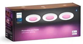 Philips -KÉSZLET 3x LED RGBW Dimmelhető fürdőszobai lámpa Hue SLIM LED/8,3W/230V