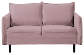 Levendula színű bársony kanapé 138 cm Juli – Ropez