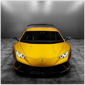 Fotótapéta flizelina 208x208 Sárga sportautó