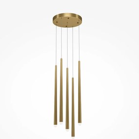 MAYTONI MOD132PL-L36BSK2 CASCADE Hengeres Függesztett Lámpa Sárgaréz LED IP20