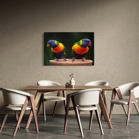 Papagájok képe (90x60 cm)