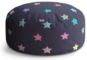 Circle zsámoly csillagok kéken, színes