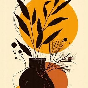 Poszter 20x20cm Aranyszem mező