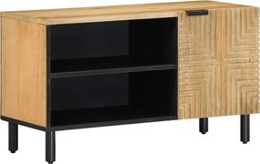 vidaXL barna tömör mangófa TV-szekrény 80 x 31,5 x 46 cm
