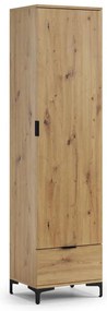 LORA fiókos szekrény, artisan tölgy kivitelben