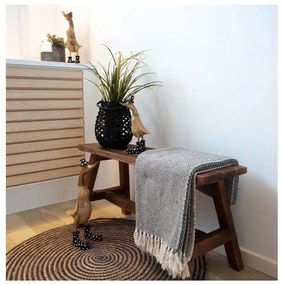 Barna tömörfa kerti pad Barcelona – House Nordic