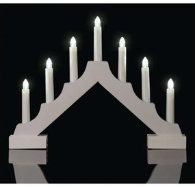 LED Karáconyi gyertyatartó 7xLED/2xAA fehér