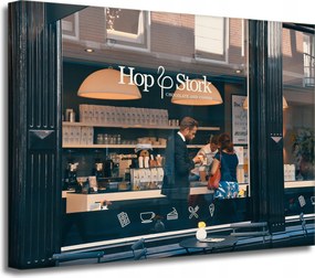 Vászonkép Építészet Kávézó 40x30 cm