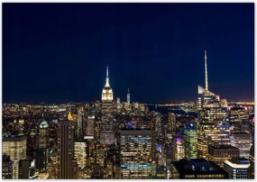 Poszterek 100x70 New York felülnézet