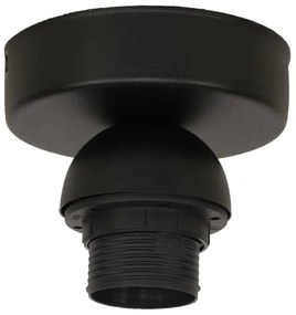 Duolla - Mennyezeti lámpa DUO 1xE27/40W/230V átm. 40 cm fekete/arany