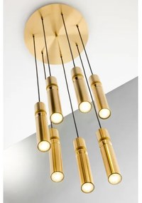 Jupiter 2021 - Csillár zsinóron ALAS 7xGU10/10W/230V arany