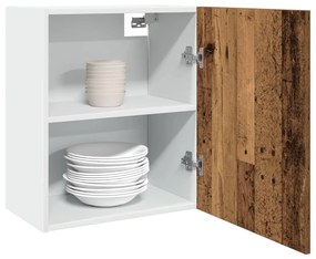 “Lyon” 2 db antik fa színű szerelt fa függő szekrény