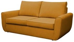 Paloma 2-es (fix) kanapé, sötét okker