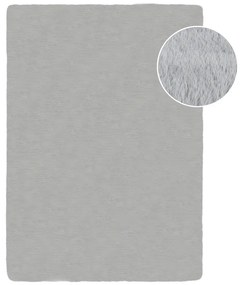 Világosszürke szintetikus szőrme szőnyeg 200x290 cm Ivy Luxury Fur – Flair Rugs