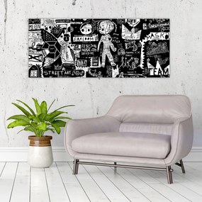Kép - Graffiti (120x50 cm)