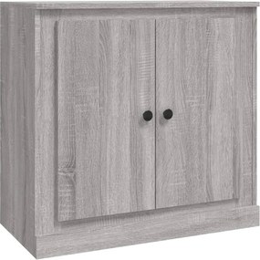 vidaXL szürke sonoma színű szerelt fa tálalószekrény 70x35,5x67,5 cm