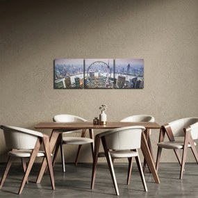 Kép - Shanghai, Kína (órával) (90x30 cm)