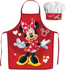 Disney Minnie Red Hearts gyerek kötény 2 darabos szett