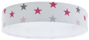 GALAXY KIDS LED/24W/230V dimmelhető csillagos lámpa fehér/rózsaszín/szürke +DO