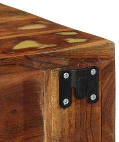 tömör újrahasznosított falra szerelhető TV-szekrény 40x30x19 cm
