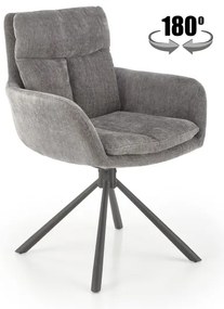 HALSA étkezőszék, 1 db, szürke