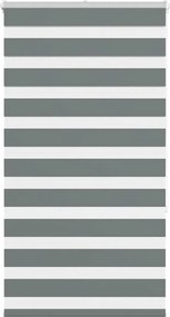 vidaXL zebrafüggönnyel sötét szürke szövetszélesség 65,9 cm poliészter