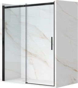 Porta kihúzható zuhanyajtó Black 100 cm