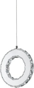 ZUMA LINE MD3713-1-3CT GIRONA Kristály Függesztett Lámpa Króm LED IP20