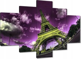 Festmények 150x105 Lila Eiffel égbolt