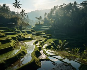 Poszter 50x40cm Zöld kegyhely