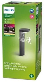 Philips TYLA LED kültéri lámpa szenzorral 9W 230V 2700K IP44