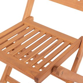 Natúr színű tömörfa kerti szék – LDK Garden