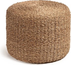 Natúr színű puff Someina – Kave Home