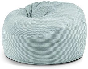 Mentazöld kordbársony babzsákfotel Om 110 – SLOWDOWN