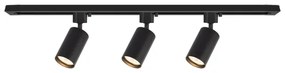 Sínrendszeres spotlámpa TIGER 3xGU10/10W/230V fekete