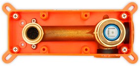 Rea Owen, rejtett mosdócsaptelep + BOX rögzítőrendszer, fekete matt, REA-B5332