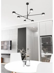 Csillár rúdon NATSU 6xGX53/12W/230V fekete