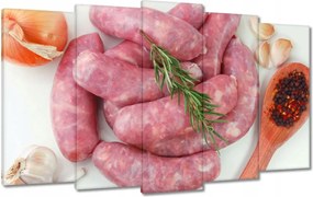 Vászonkép 100x60 Saját kolbász Termékek